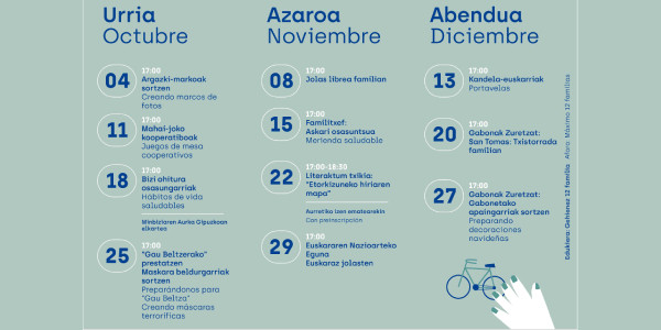 Programa "Familiarekin Jolasean" en el Haurtxoko de Aiete