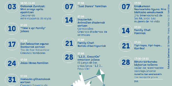 Programa "Familiarekin Jolasean" en el Haurtxoko de Aiete