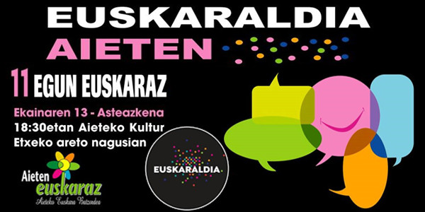 Euskaraldia en Aiete