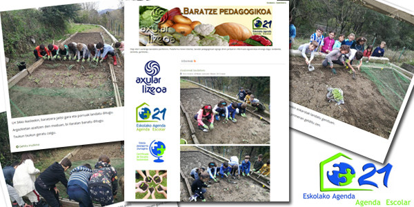 Huerto pedagógico de la ikastola