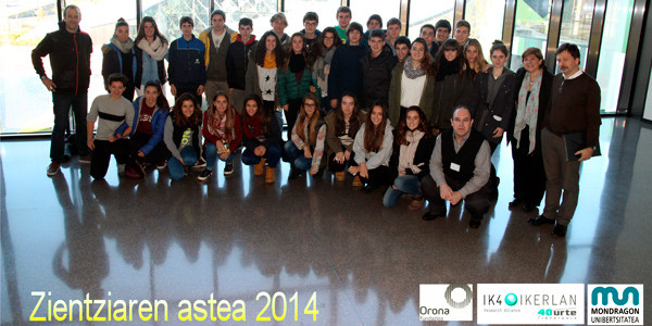Fotografía los alumnos en Orona Fundazioan